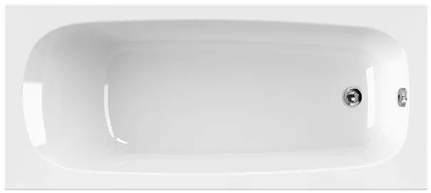Акриловая ванна Cezares Eco 150-70-41-W37 без опоры 150x70 см, пристенная, белая Sancos — официальный сайт