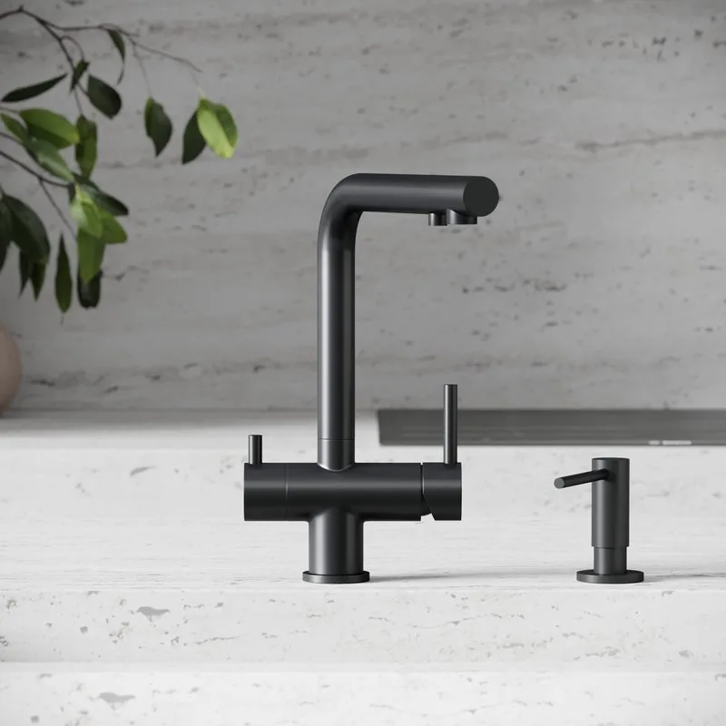 Смеситель для кухни Sancos Foster SC4014MB под фильтр, черный матовый Sancos — официальный сайт