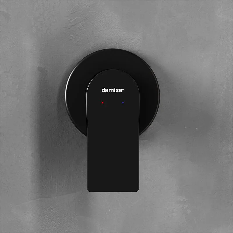 Встраиваемый смеситель Damixa Apollo 477500300 С ВНУТРЕННЕЙ ЧАСТЬЮ, матовый черный Sancos — официальный сайт