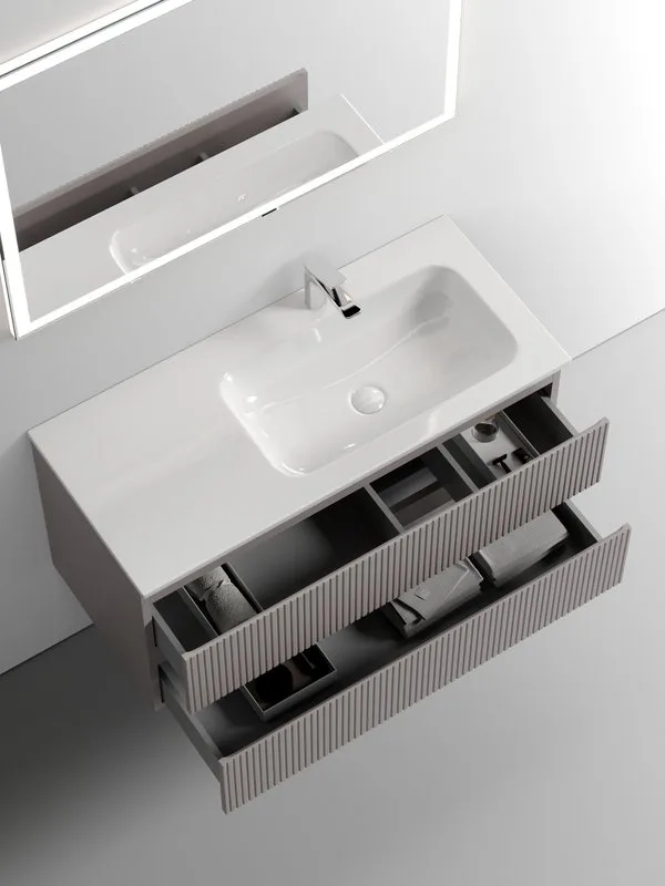 Тумба с раковиной Sancos Snob T 100 см, R, doha soft Sancos — официальный сайт
