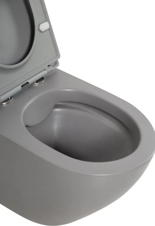 Чаша для унитаза подвесного BelBagno Colorato BB062CHR-GR матовая серая Sancos — официальный сайт