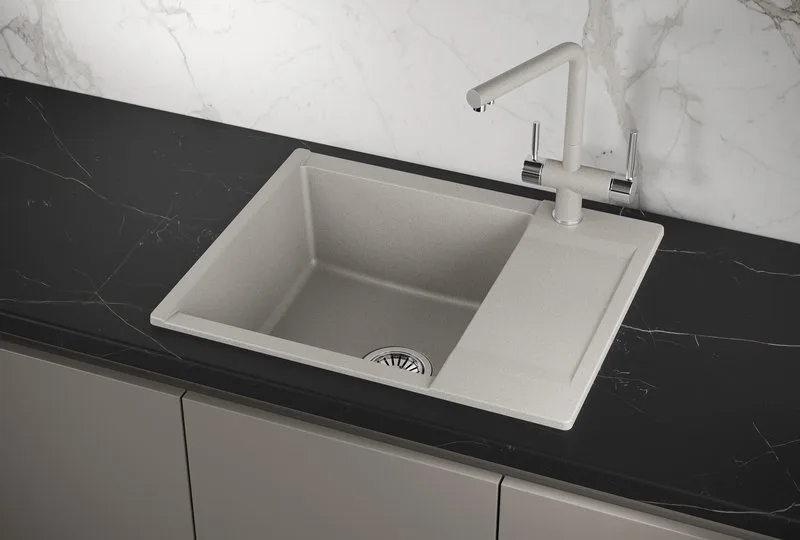 Мойка кухонная Granula Estetica 6202, базальт Sancos — официальный сайт