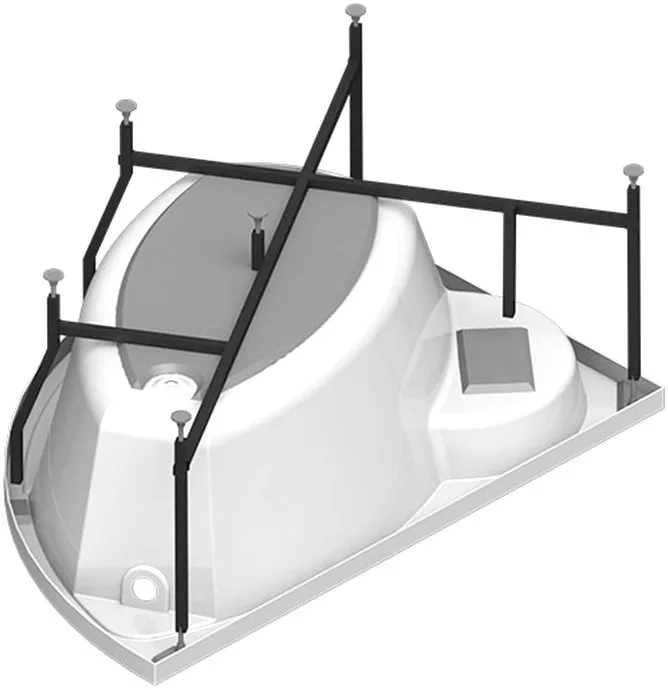 Акриловая ванна Radomir Vannesa Massage 2-76-2-1-0-218 Алари баланс, L 170x120 см, угловая, левая, п Sancos — официальный сайт