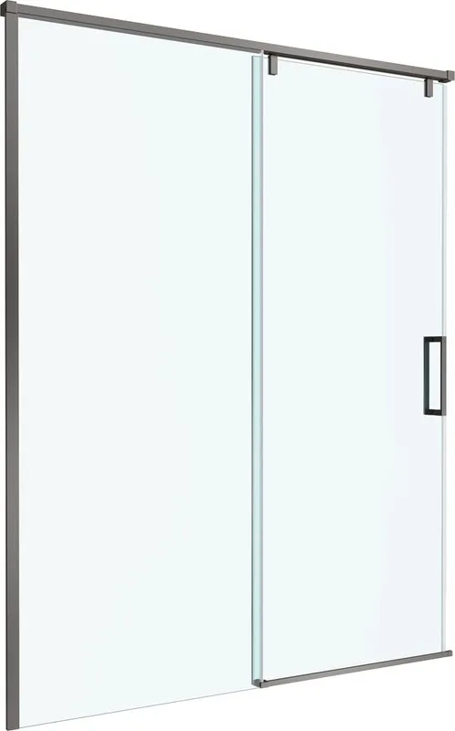 Душевая дверь в нишу BelBagno Soft Close-1 BF-1-150-C-GM профиль оружейная сталь Sancos — официальный сайт