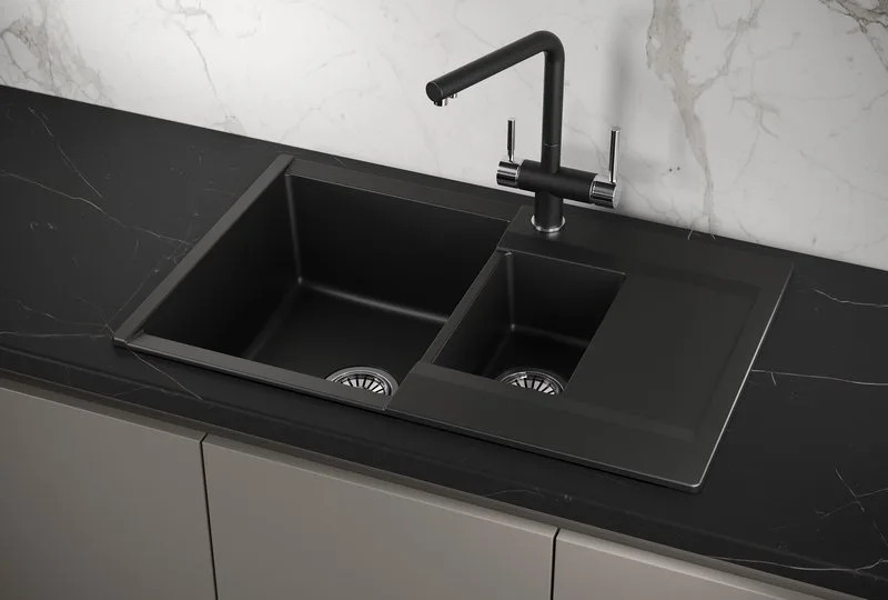 Мойка кухонная Granula Estetica 7808, турмалин Sancos — официальный сайт
