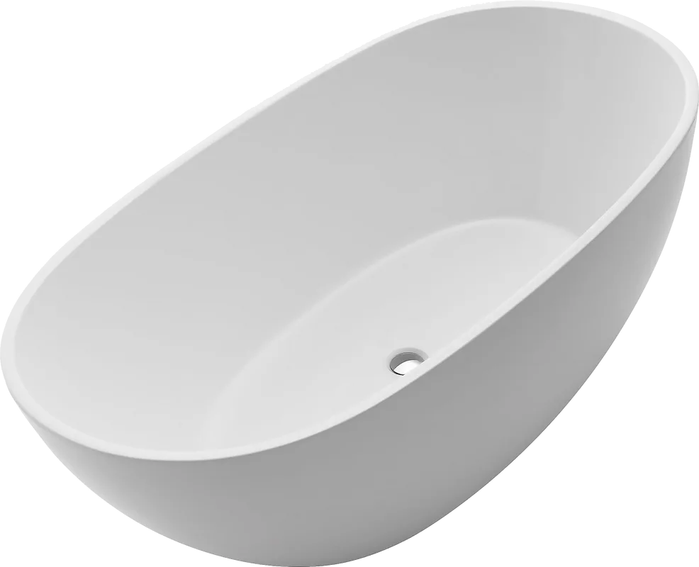 Акриловая ванна BelBagno BB80-1700-W0 170x85 см, отдельностоящая, белая, овальная, на ножках Sancos — официальный сайт
