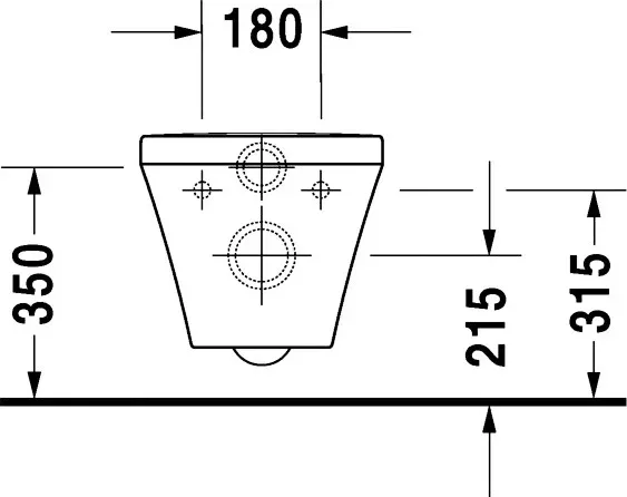 Чаша для унитаза подвесного Duravit DuraStyle 2538090000 Sancos — официальный сайт