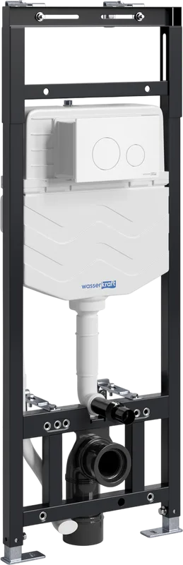 Система инсталляции для унитазов Wasserkraft Alme 15TLT.010.ME.WM02, с кнопкой смыва матовой белой Sancos — официальный сайт