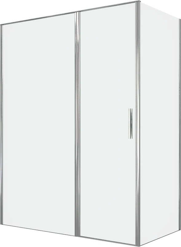 Душевой уголок Allen Brau Priority 160x80, профиль хром, стекло прозрачное Sancos — официальный сайт