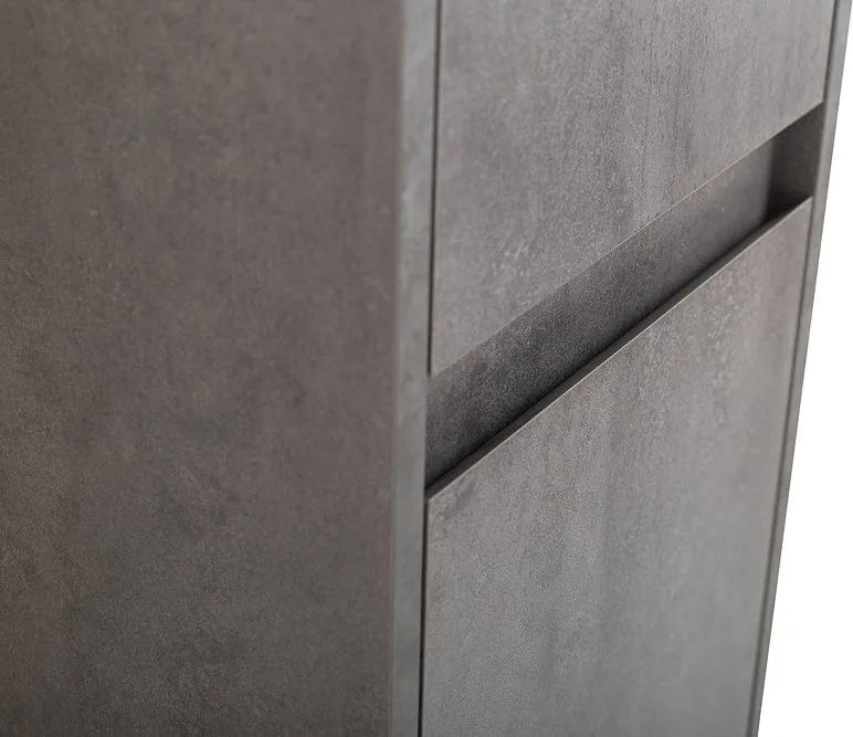 Шкаф-пенал для ванной BelBagno Kraft R cemento grigio Sancos — официальный сайт