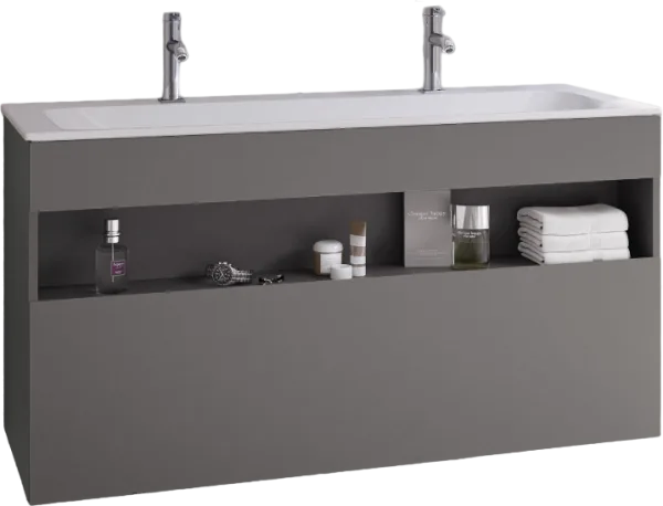 Тумба под раковину без столешницы Keuco Stageline 32882 120 см, инокс матовый Sancos — Оригинал