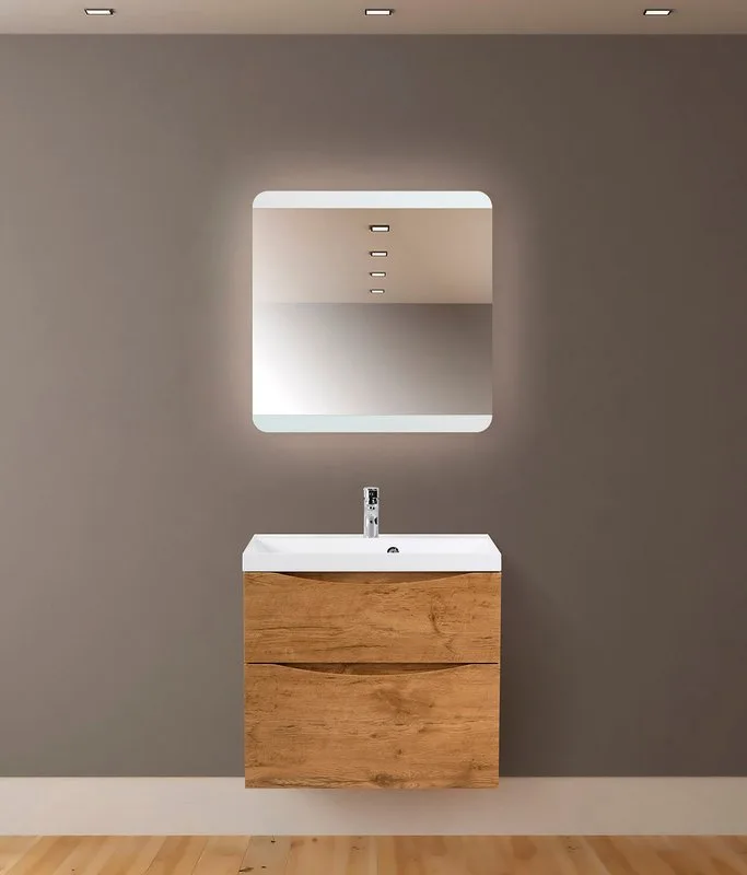 Зеркало BelBagno 70 SPC-CEZ-700-700-LED-BTN Sancos — официальный сайт