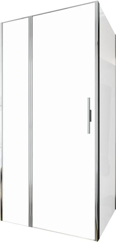 Душевой уголок Allen Brau Priority 100x90, профиль хром, стекло прозрачное Sancos — официальный сайт