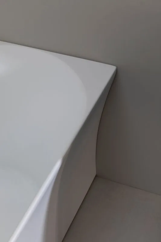 Акриловая ванна Allen Brau Priority 4 R 170x80 см, угловая, правая, пристенная, белая матовая, асимм Sancos — официальный сайт