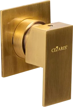 Встраиваемый смеситель Cezares Unika DIM-02 С ВНУТРЕННЕЙ ЧАСТЬЮ, бронза Sancos — официальный сайт