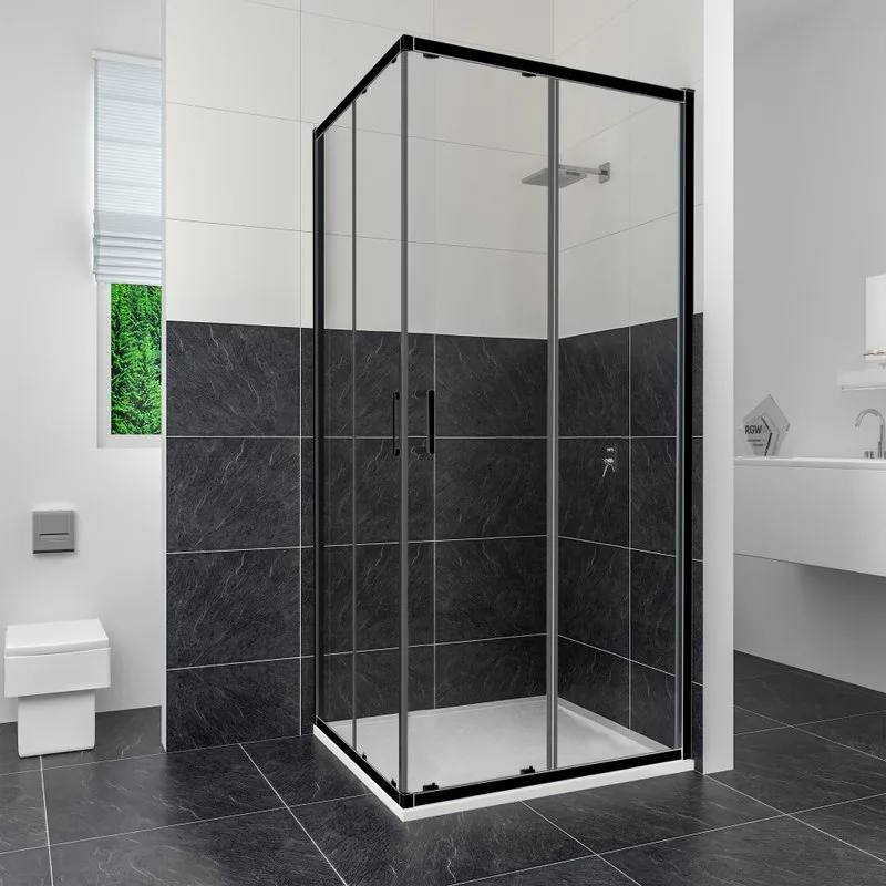 Душевой уголок RGW Classic CL-34 90х90, профиль черный Sancos — официальный сайт