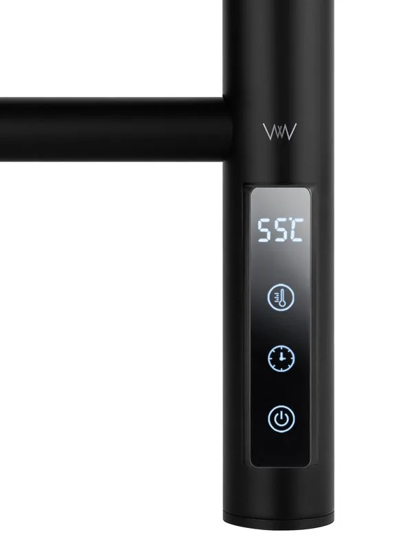 Полотенцесушитель электрический Wonzon & Woghand WW-AL409-MB черный матовый Sancos — официальный сайт