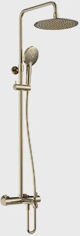 Душевая стойка AQUAme Siena AQM8008GG, золото Sancos — официальный сайт