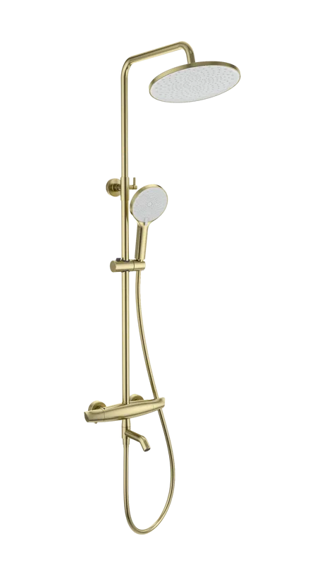Душевая стойка Wonzon & Woghand CAPSULE WW-B3031-A2-BG, брашированное золото Sancos — официальный сайт