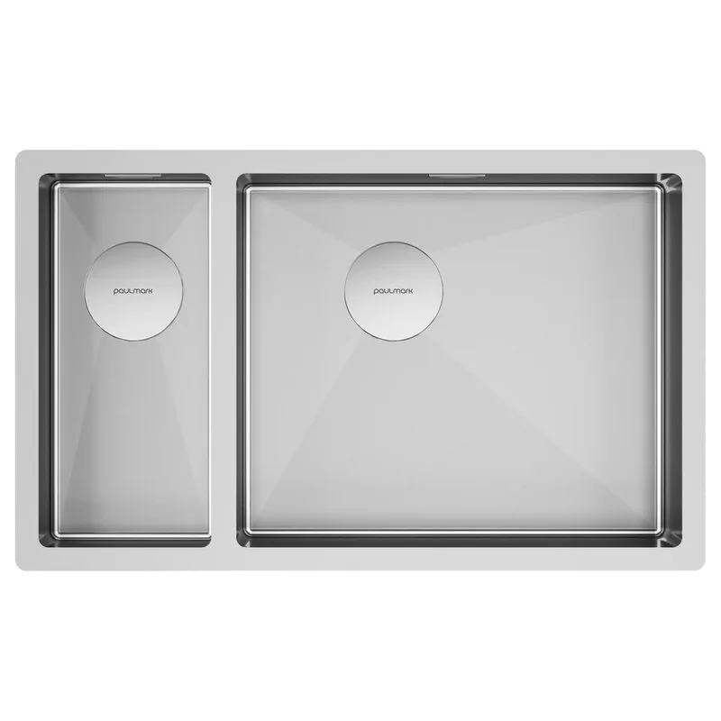 Мойка кухонная Paulmark Next 69/2S UNI PM226944-BSR брашированная нержавеющая сталь Sancos — официальный сайт