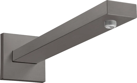 Кронштейн для верхнего душа Hansgrohe Square 27694340 38,9 см, матовый черный хром Sancos — официальный сайт