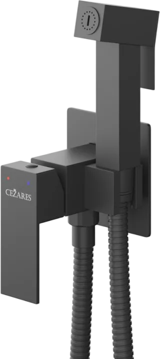 Гигиенический душ Cezares Slider SLIDER-DIF-NOP С ВНУТРЕННЕЙ ЧАСТЬЮ, матовый черный Sancos — официальный сайт