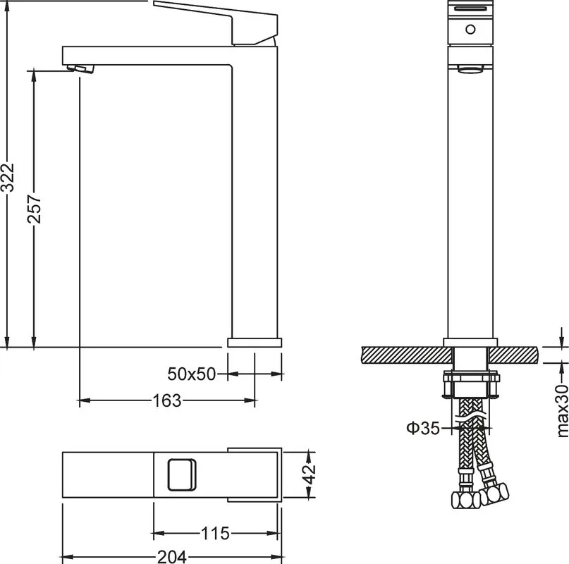 Смеситель для раковины Timo Briana 7111/00F хром Sancos — официальный сайт