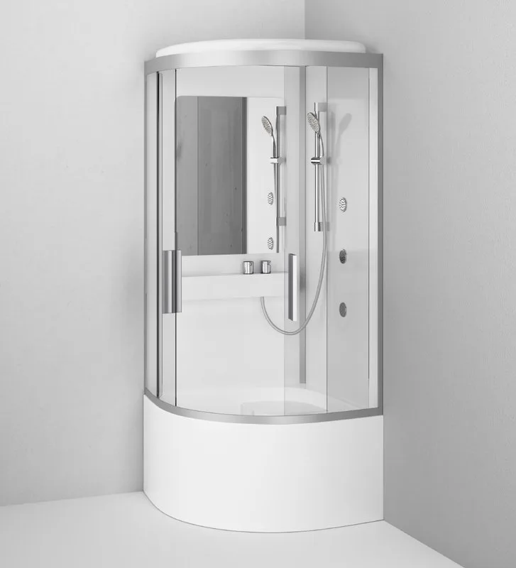 Душевая кабина AM.PM Like W80C-019A-090MTA с высоким поддоном, с сиденьем Sancos — официальный сайт