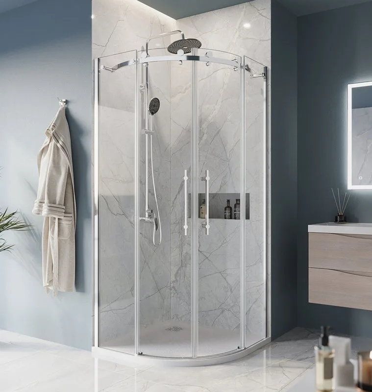 Душевой уголок BelBagno Marino -R-2-90-C-Cr профиль хром Sancos — официальный сайт