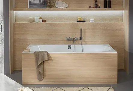 Акриловая ванна Villeroy & Boch Oberon 2.0 UBQ170OBR2DV-01 170x75 см, встраиваемая, цвет альпийский  Sancos — официальный сайт