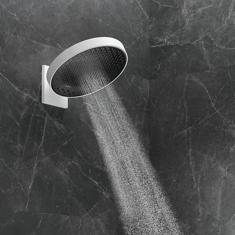 Верхний душ Hansgrohe Rainfinity 26234700 Sancos — официальный сайт