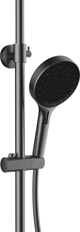 Душевая стойка Vincea Inspire VSFS-3I12TGM, с термостатом, вороненая сталь Sancos — официальный сайт