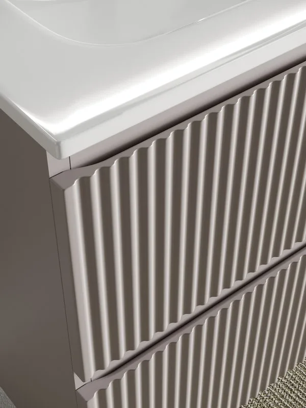 Тумба с раковиной Sancos Snob R 80 см, doha soft Sancos — официальный сайт