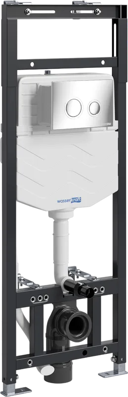 Система инсталляции для унитазов Wasserkraft Alme 15TLT.010.ME.CH01, с кнопкой смыва хром Sancos — официальный сайт