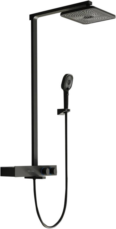 Душевая стойка Vincea Inspire VSFS-3I13TMB, с термостатом, черный Sancos — официальный сайт