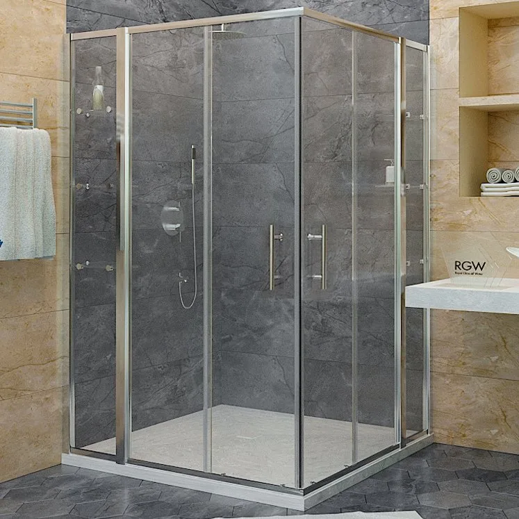 Душевой уголок RGW Hotel HO-312 130x130 см с полками Sancos — официальный сайт