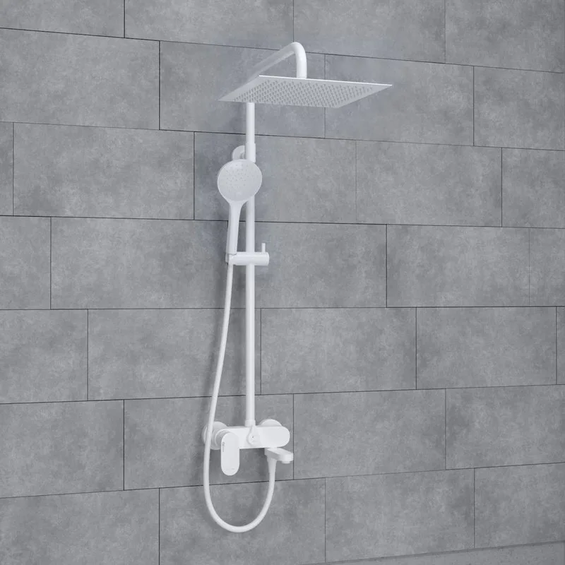 Душевая стойка Wasserkraft Mindel 8500 A185.163.155.WM, белая Sancos — официальный сайт