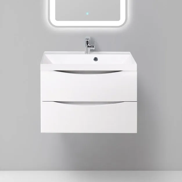 Тумба под раковину без столешницы BelBagno Marino 70 bianco lucido Sancos — официальный сайт