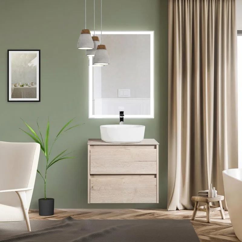 Зеркало BelBagno SPC-GRT-600-800-LED-TCH-WARM с подсветкой и подогревом Sancos — официальный сайт