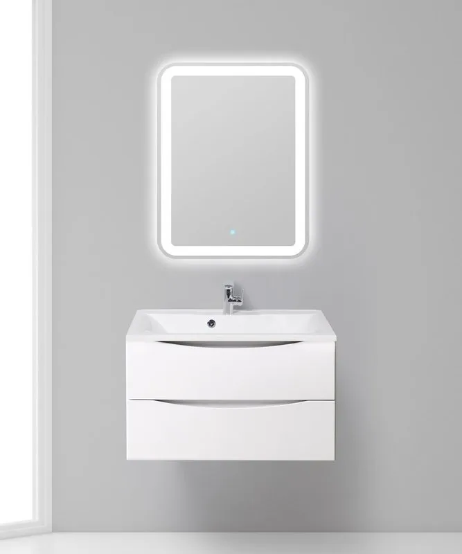 Тумба под раковину без столешницы BelBagno Marino 80 bianco lucido, подвесная Sancos — официальный сайт