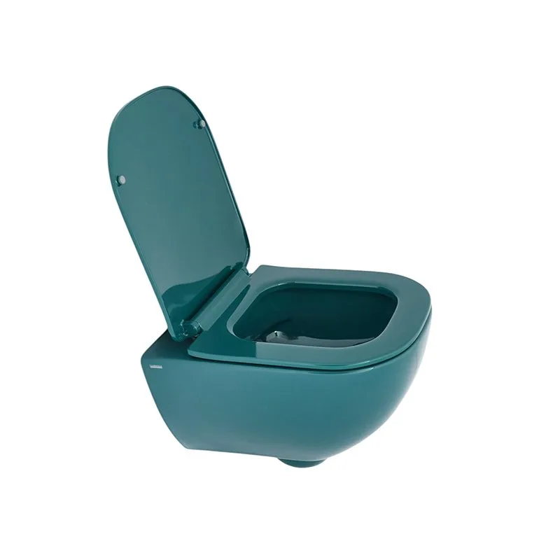 Унитаз подвесной Plumberia Selection Ixo ceramica KIT XO5000PL Slim безободковый, с микролифтом, гля Sancos — официальный сайт