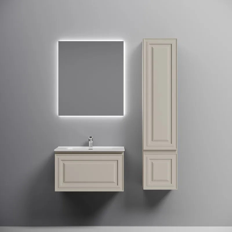Тумба с раковиной Sancos Very 70 beige soft, раковина CN7007 Sancos — официальный сайт
