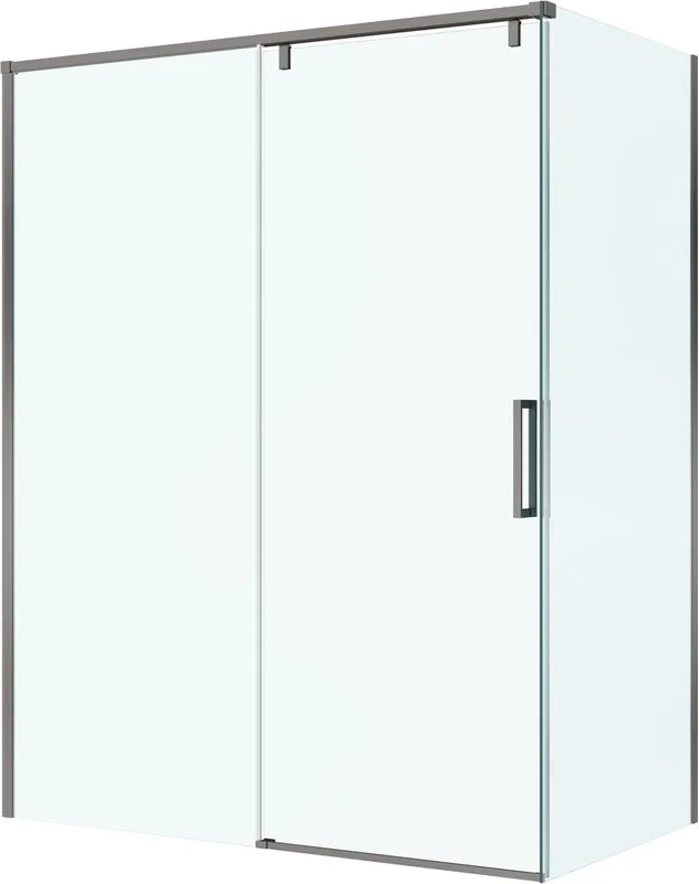 Душевой уголок BelBagno Soft Close-1 AH-1-160/90-C-GM профиль оружейная сталь Sancos — официальный сайт
