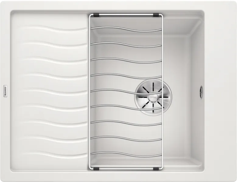 Мойка кухонная Blanco Elon 45S 524818 белая Sancos — официальный сайт