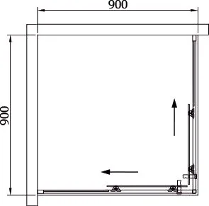 Душевой уголок Black&White Stellar Wind S102 900х900 Sancos — официальный сайт
