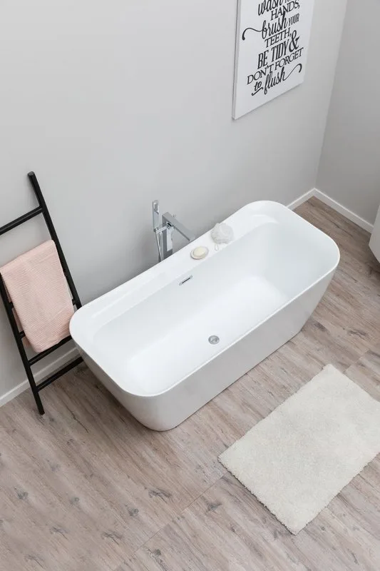 Акриловая ванна Allen Brau Infinity 2 170x80 см, отдельностоящая, белая, на ножках, со сливом-перели Sancos — официальный сайт