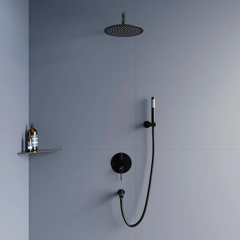 Душевой комплект RGW Shower Panels SP-52-1-B, черный Sancos — официальный сайт