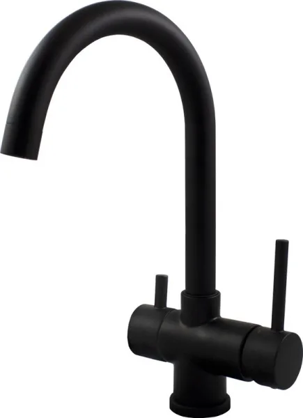 Смеситель для кухни Paffoni Stick SK190NO черный Sancos — Оригинал