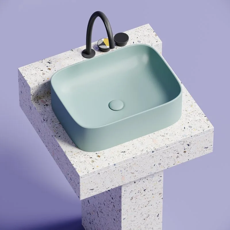 Накладная раковина Ceramicanova Element CN6052MLG зеленая матовая Sancos — официальный сайт