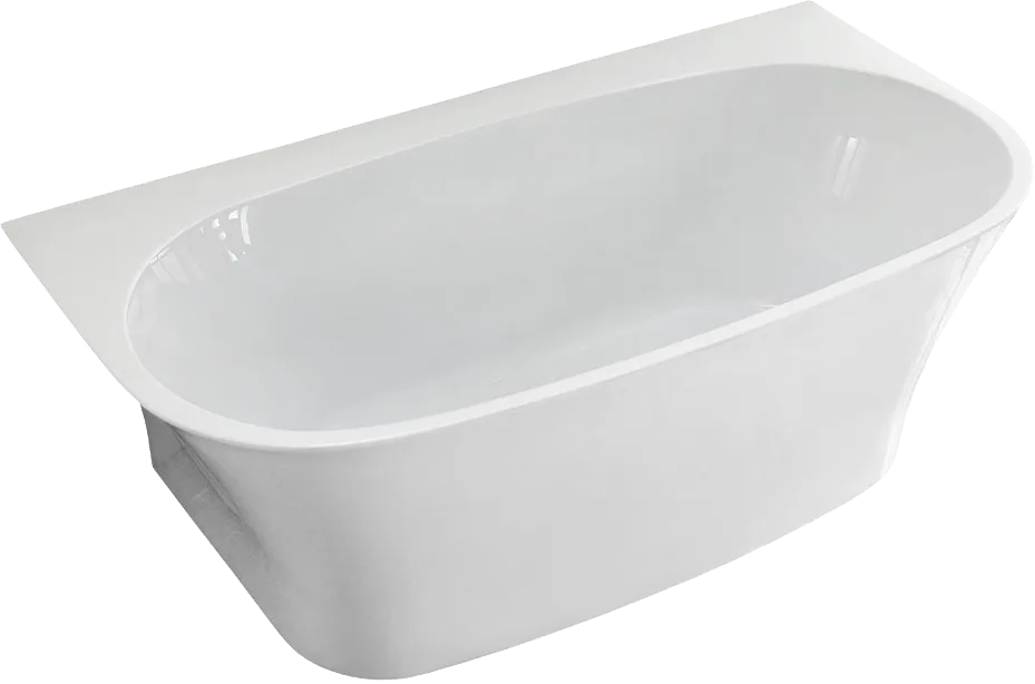 Акриловая ванна Vincea VBT-423-1700 170x90 см, пристенная, белая, овальная, с каркасом, со сливом-пе Sancos — официальный сайт